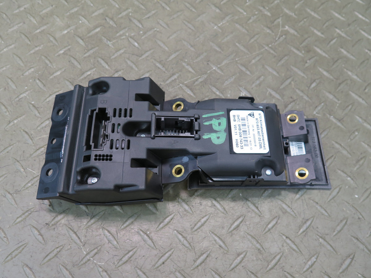 2010-2013 Porsche Panamera 970 Rear Center Console Switch Panel 97065340703
