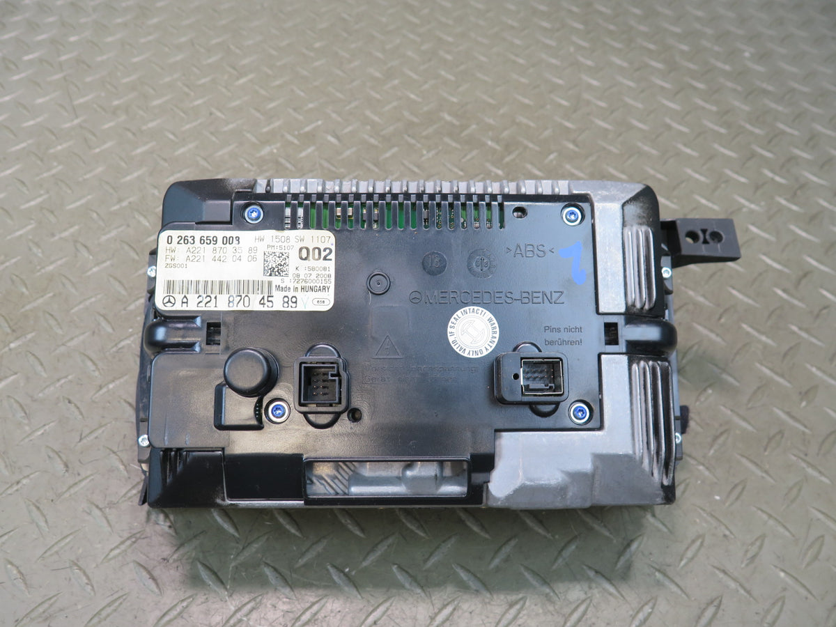 07-09 Mercedes W221 S-class Dash GPS Information Display Screen 2218704589 OEM