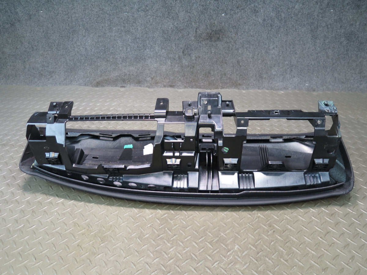 07-09 Mercedes W221 Dash Instrument Cluster Trim Cover Panel Black Damaged