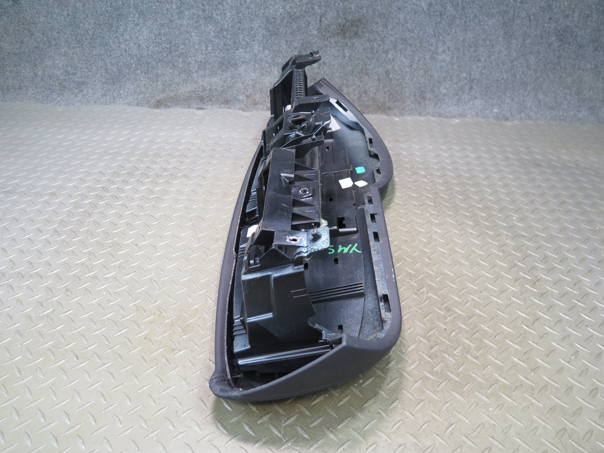 07-09 Mercedes W221 Dash Instrument Cluster Trim Cover Panel Black Damaged