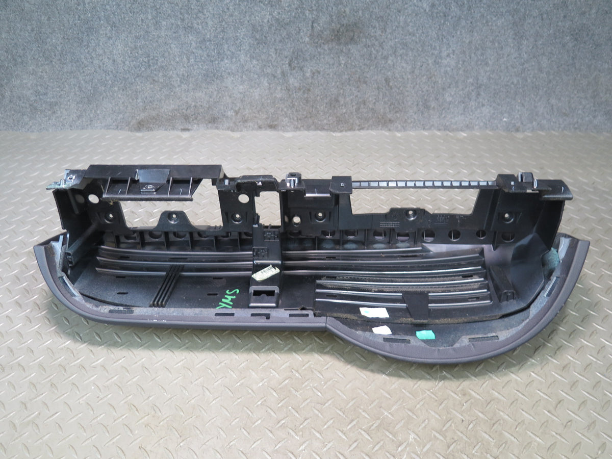 07-09 Mercedes W221 Dash Instrument Cluster Trim Cover Panel Black Damaged