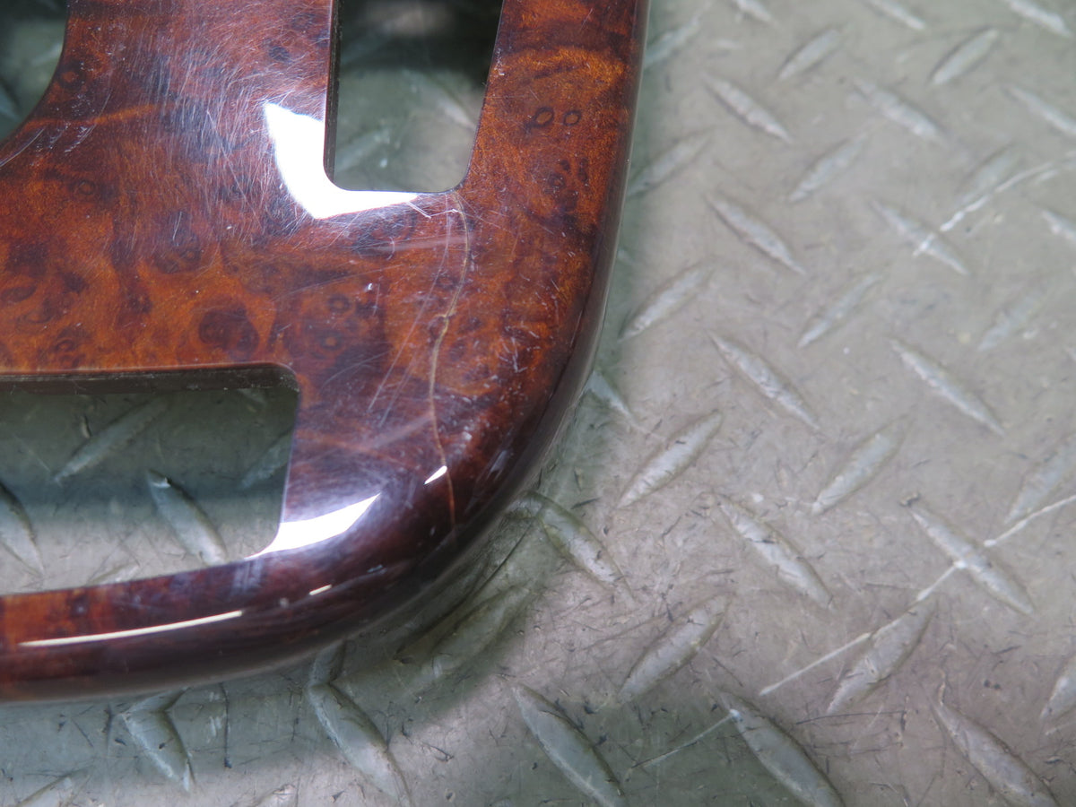 07-09 Mercedes W221 S63 AMG Front & Rear Center Console Wood Trim Panel Damaged