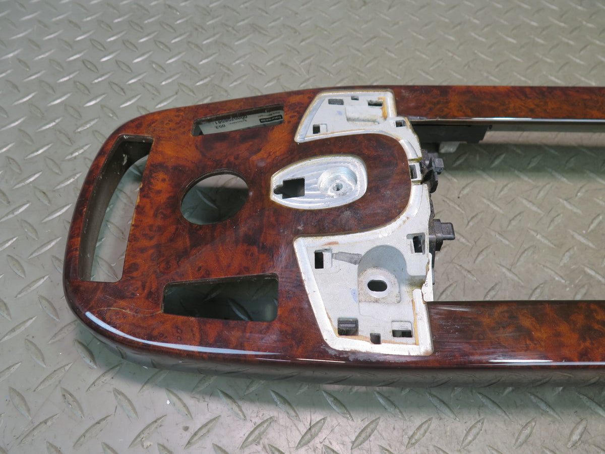 07-09 Mercedes W221 S63 AMG Front & Rear Center Console Wood Trim Panel Damaged