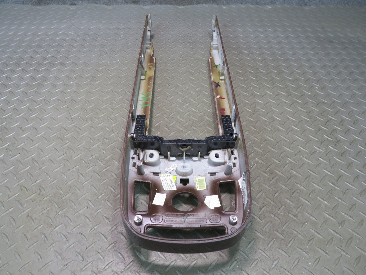 07-09 Mercedes W221 S63 AMG Front & Rear Center Console Wood Trim Panel Damaged
