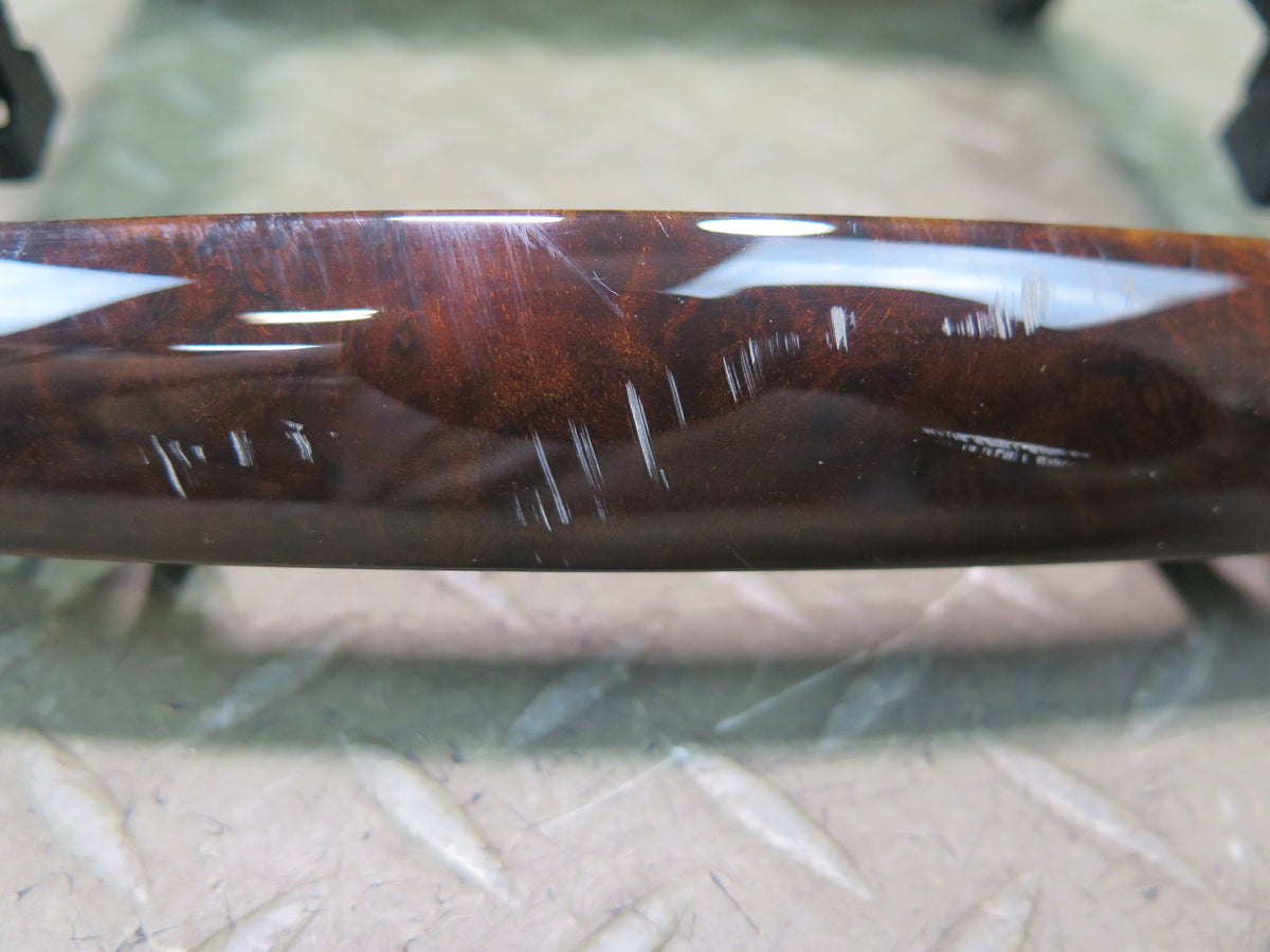 07-09 Mercedes W221 S63 AMG Front & Rear Center Console Wood Trim Panel Damaged