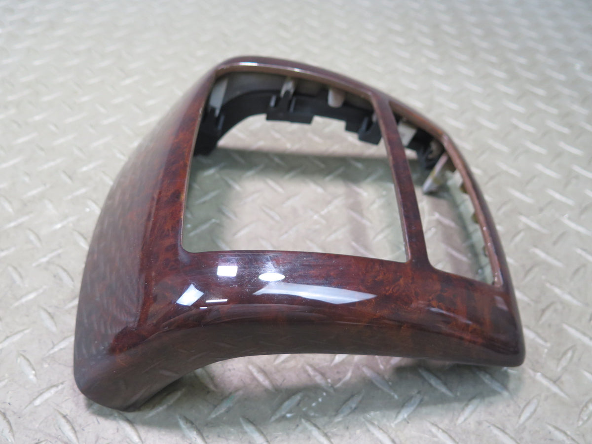 07-09 Mercedes W221 S63 AMG Front & Rear Center Console Wood Trim Panel Damaged