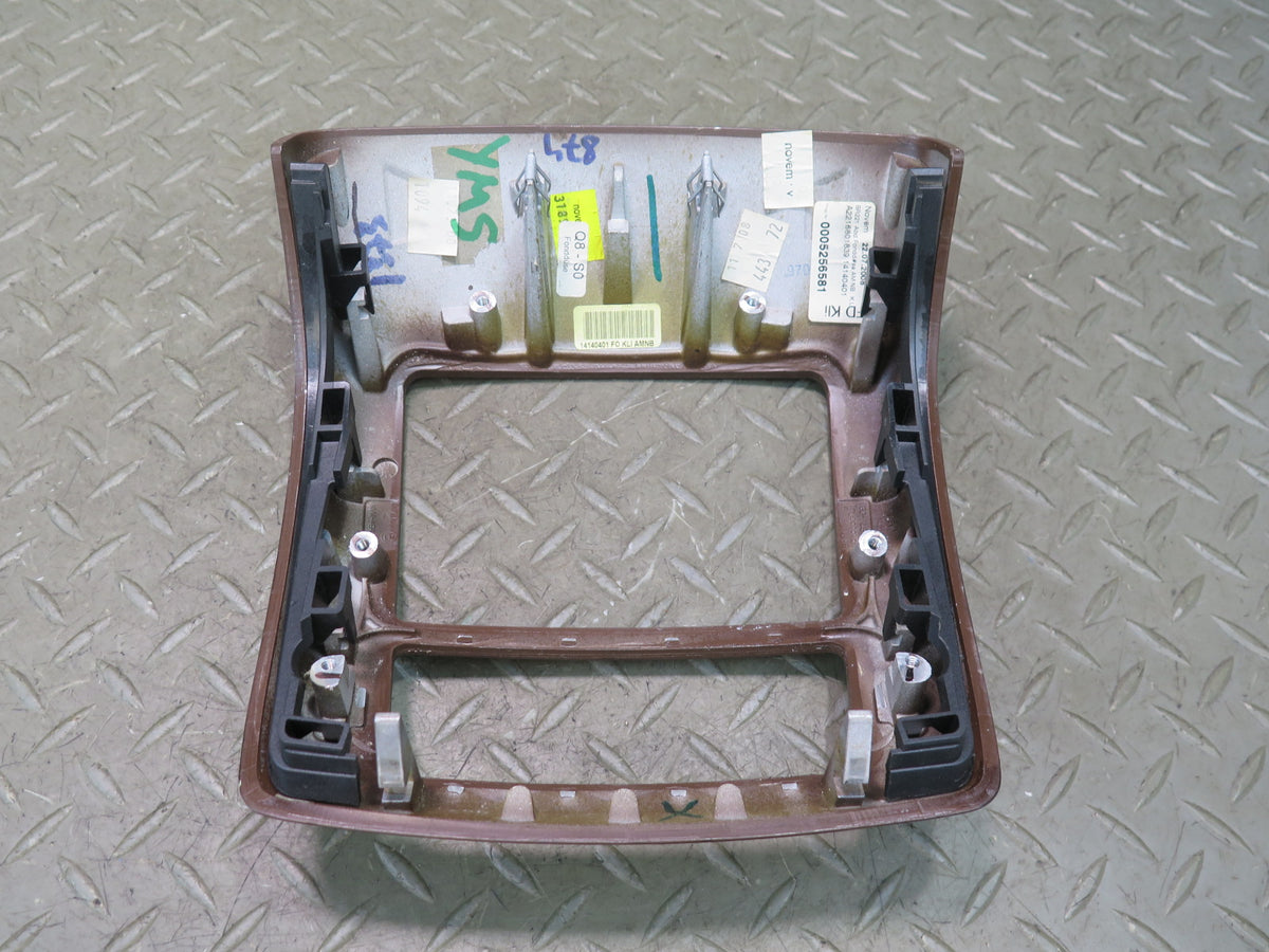 07-09 Mercedes W221 S63 AMG Front & Rear Center Console Wood Trim Panel Damaged