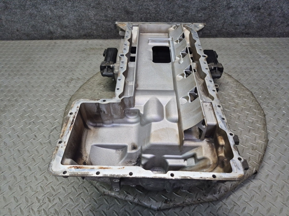 2006-2010 BMW E63 E64 M6 S85 Engine Motor Lower Oil Pan w Oil Pumps