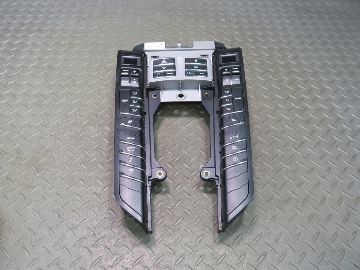 2010-2013 Porsche Panamera 970 Center Console Suspension Climate Switch Panel