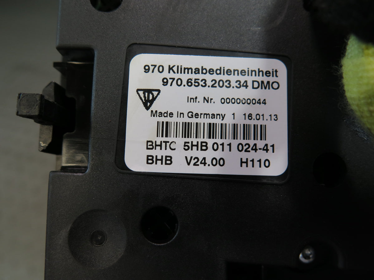 2010-2013 Porsche Panamera 970 Center Console Suspension Climate Switch Panel