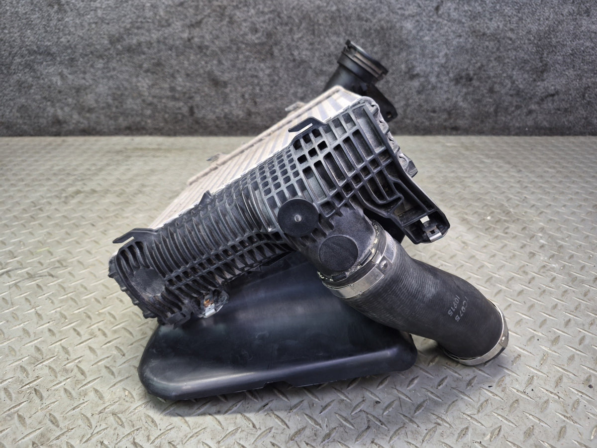 2015-2018 Porsche Macan 3.0L 3.6L Right Side Intercooler W/ Shroud Assembly