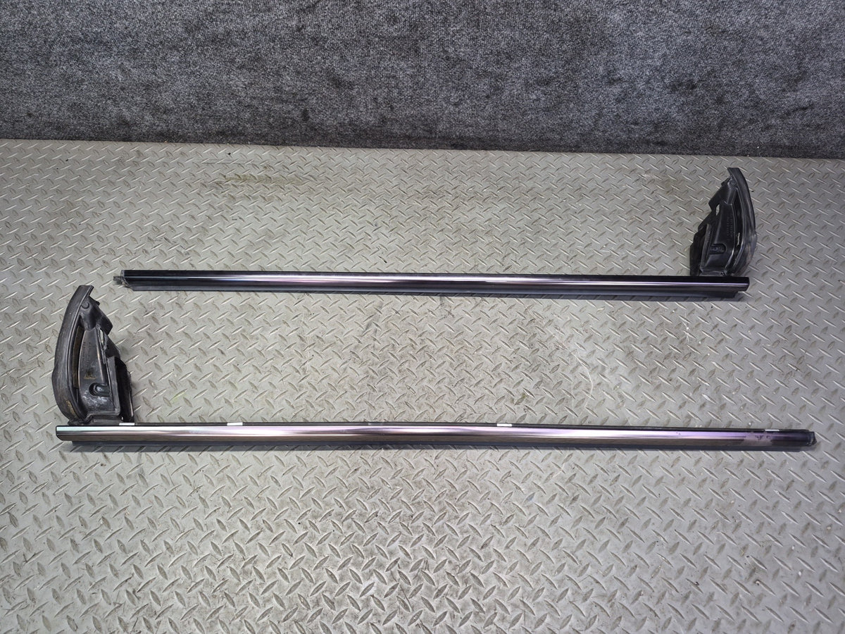 03-12 Mercedes R230 SL Left Right Door Window Weatherstrip Seal Molding Set OEM