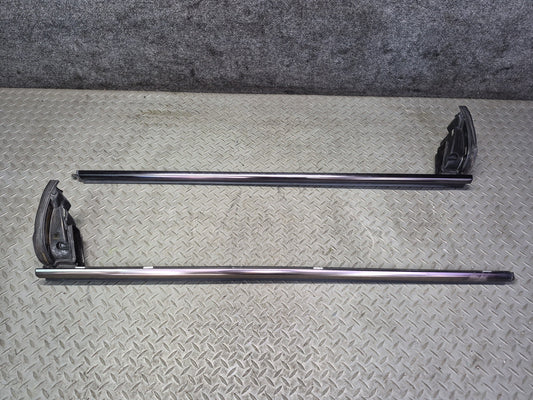 03-12 Mercedes R230 SL Left Right Door Window Weatherstrip Seal Molding Set OEM