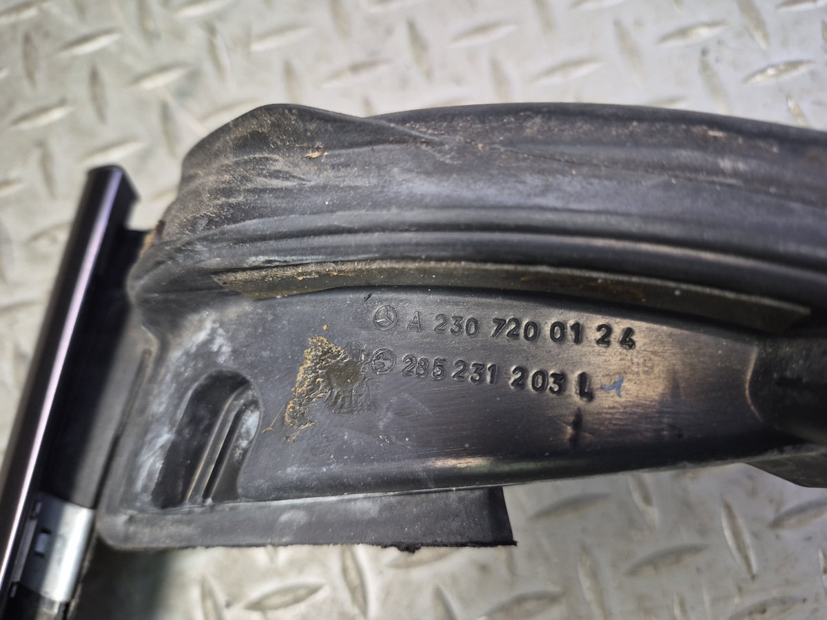 03-12 Mercedes R230 SL Left Right Door Window Weatherstrip Seal Molding Set OEM
