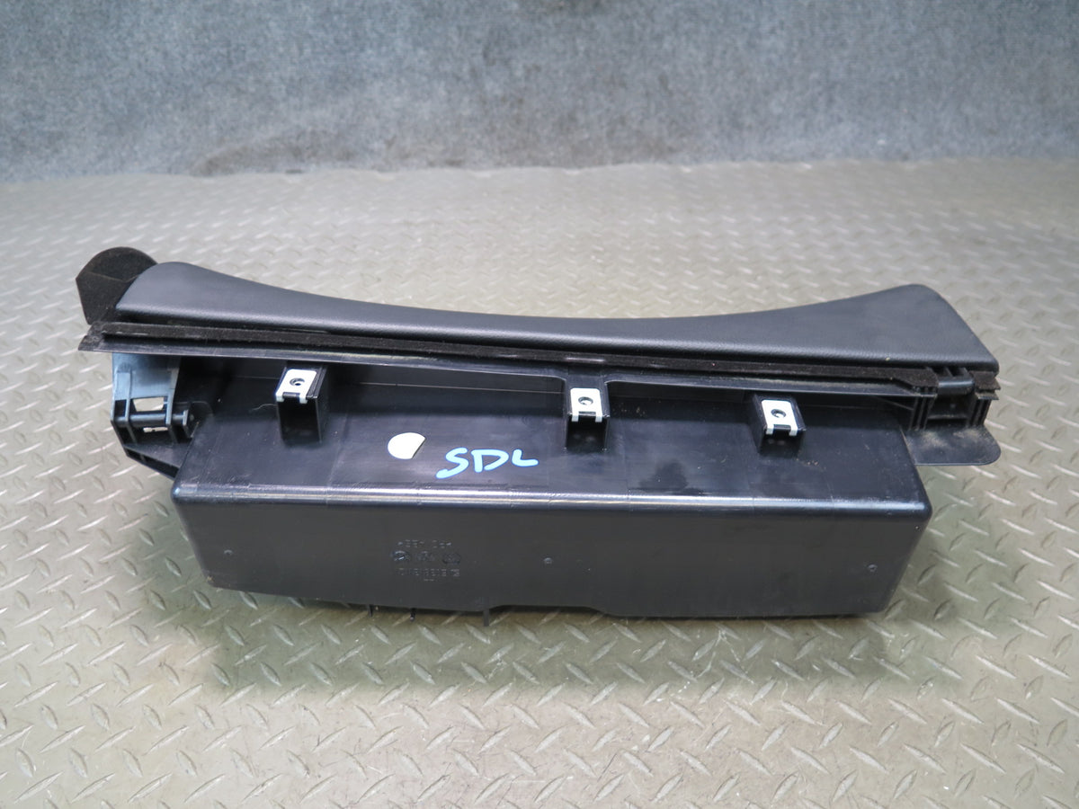 07-12 Mercedes R230 SL550 Dash Right Glove Box Compartment Storage Black Damaged