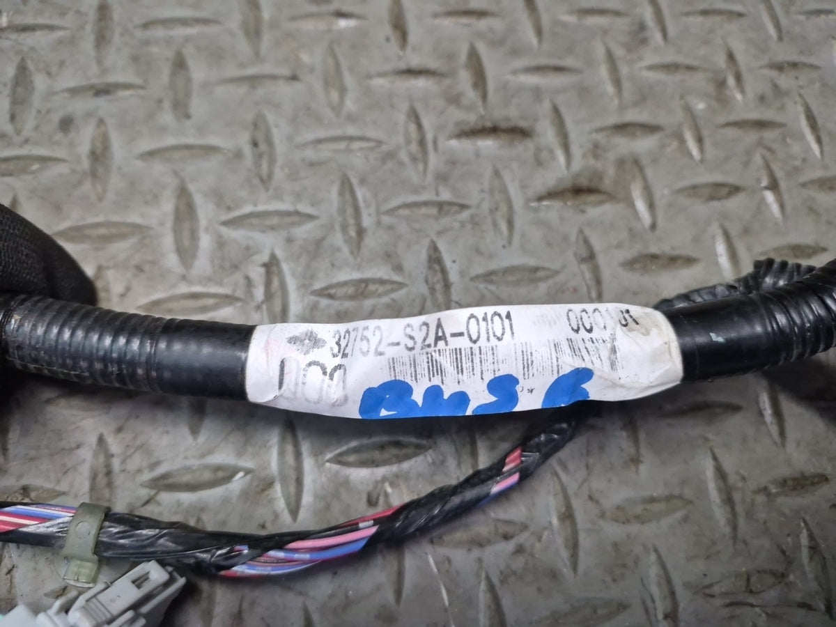 02-03 Honda S2000 Set of 2 Left & Right Door Wire Wiring Harness OEM