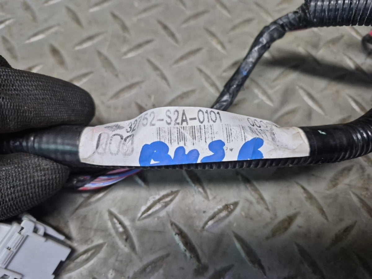 02-03 Honda S2000 Set of 2 Left & Right Door Wire Wiring Harness OEM
