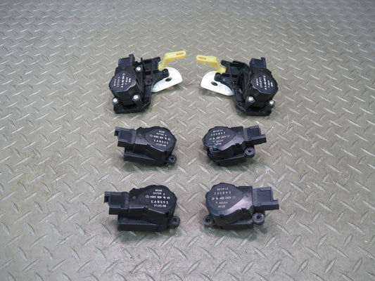 03-12 Mercedes R230 Sl-class A/C Heater Flap Door Actuator Motor Set of 6 OEM