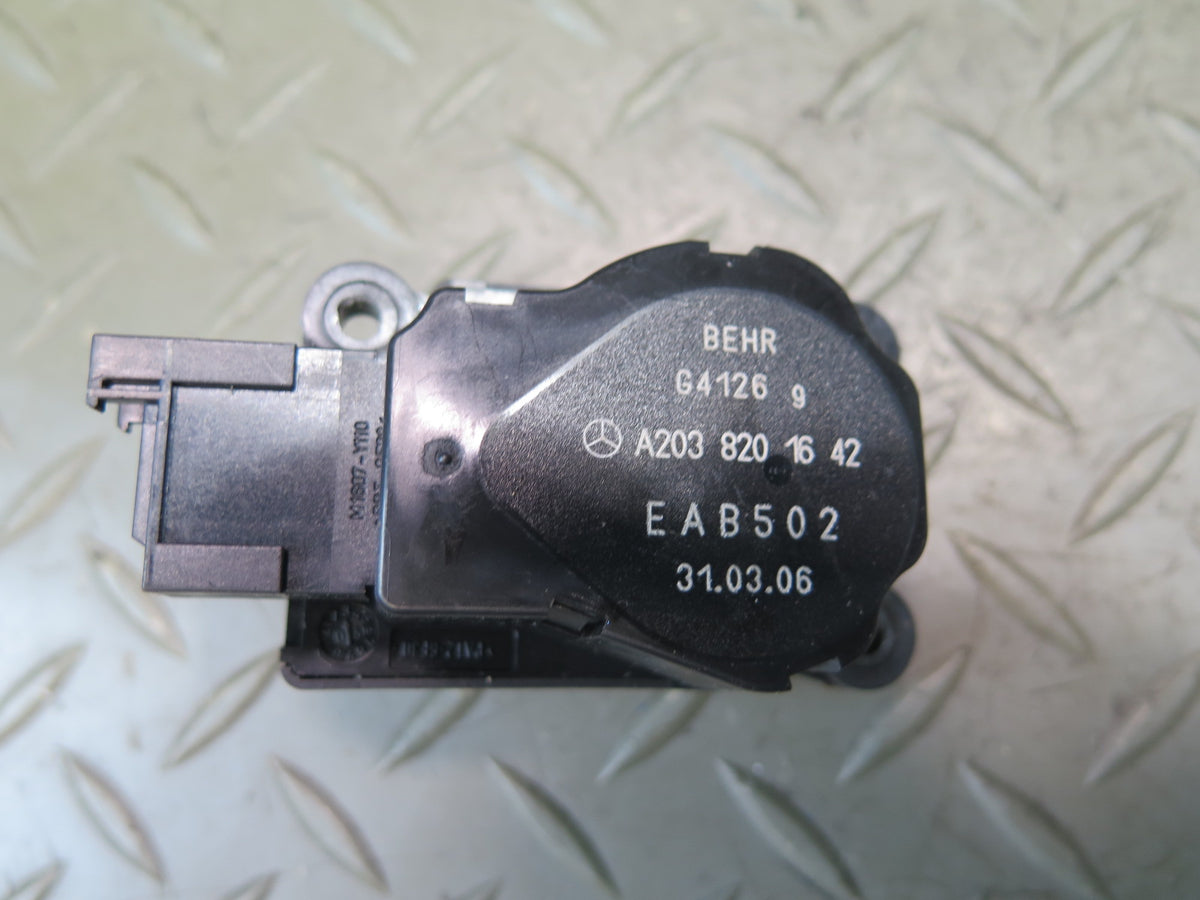 03-12 Mercedes R230 Sl-class A/C Heater Flap Door Actuator Motor Set of 6 OEM