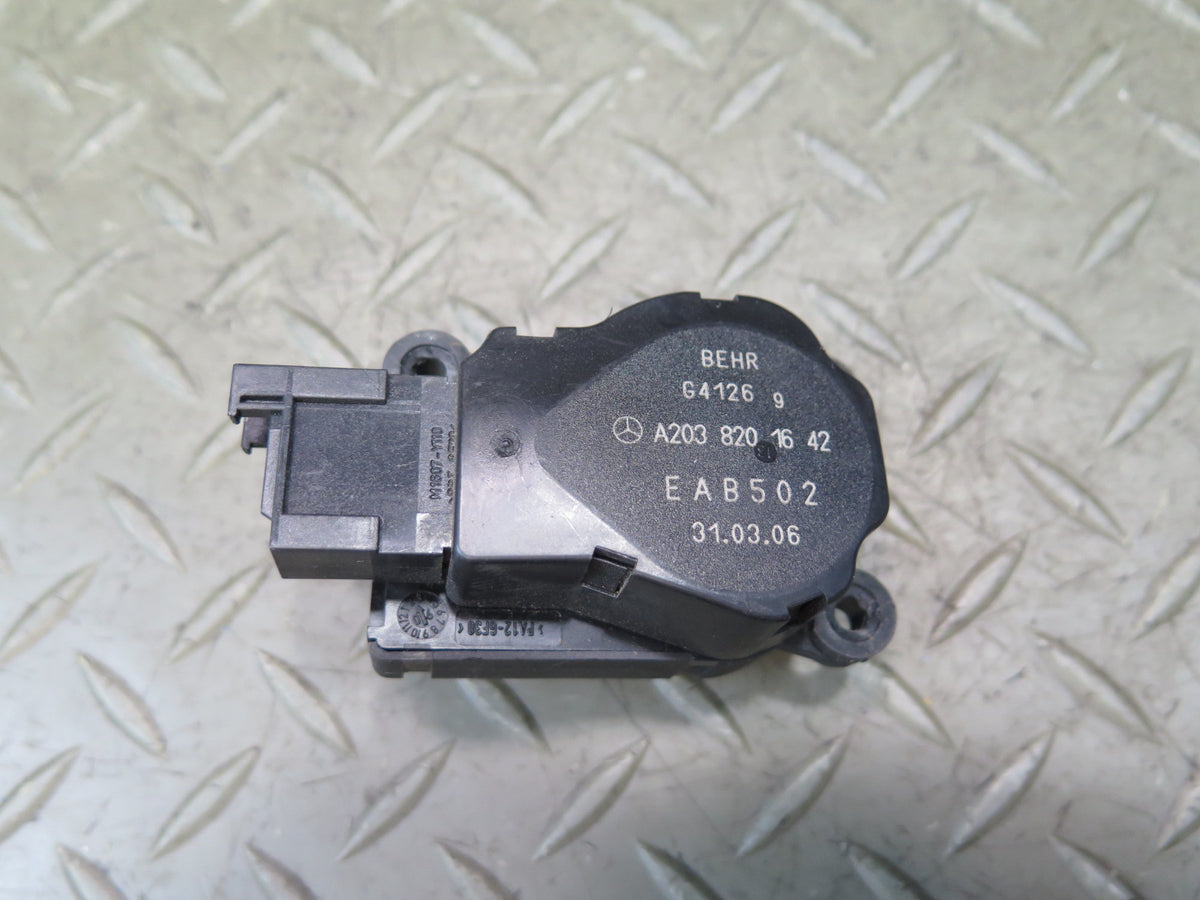 03-12 Mercedes R230 Sl-class A/C Heater Flap Door Actuator Motor Set of 6 OEM