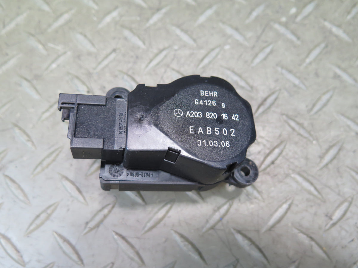 03-12 Mercedes R230 Sl-class A/C Heater Flap Door Actuator Motor Set of 6 OEM