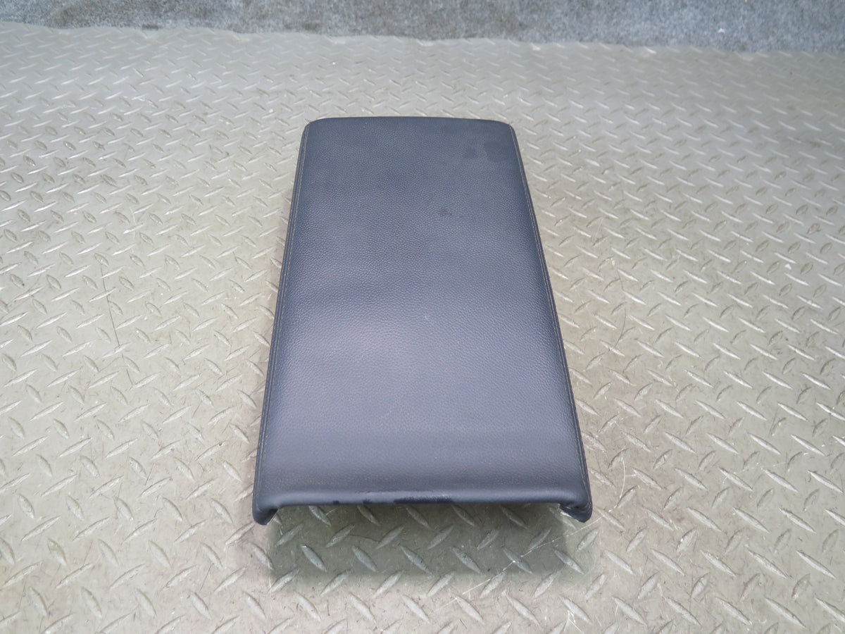 07-12 Mercedes R230 SL550 Rear Center Console Leather Lid Cover Black OEM