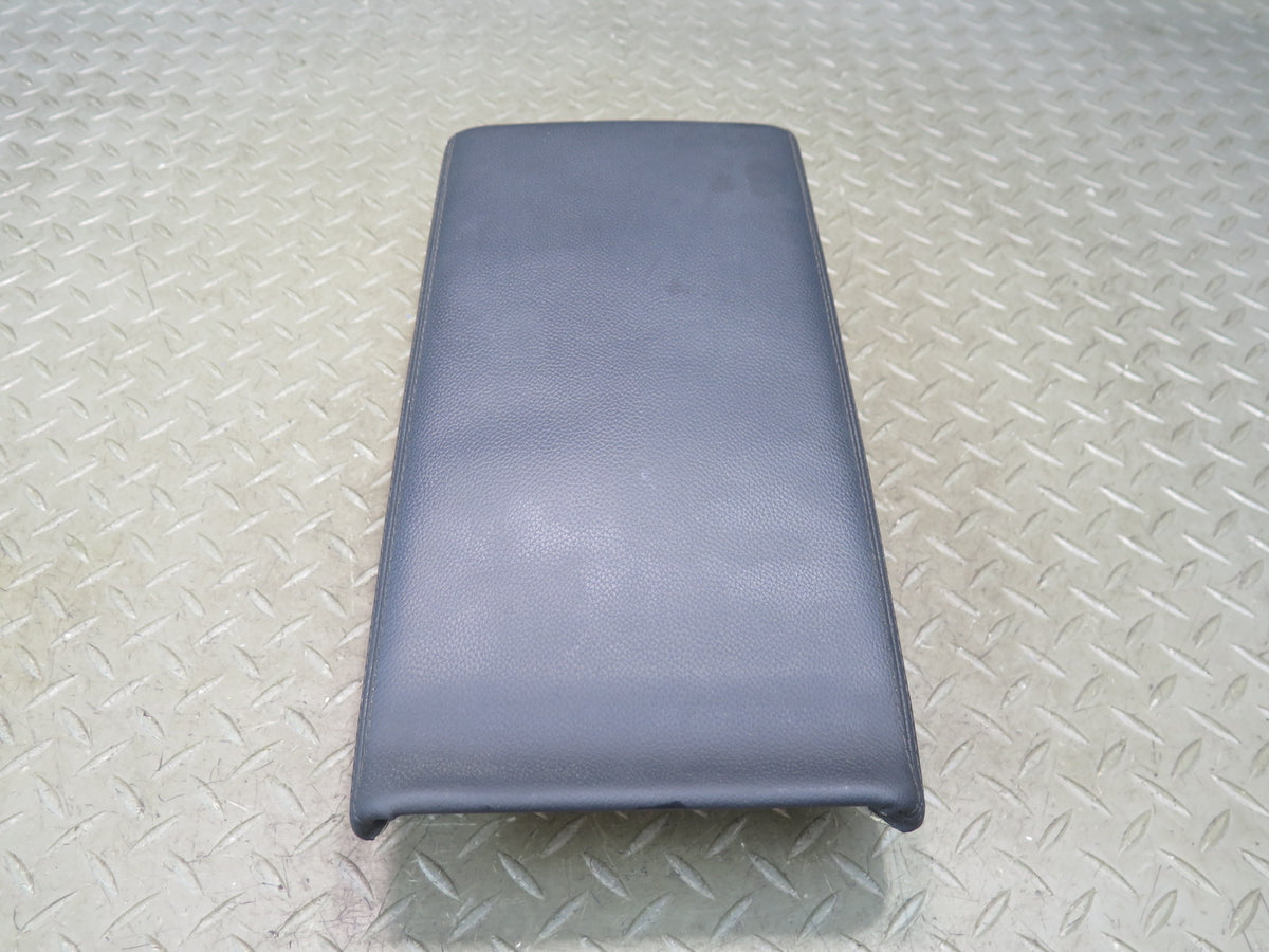 07-12 Mercedes R230 SL550 Rear Center Console Leather Lid Cover Black OEM