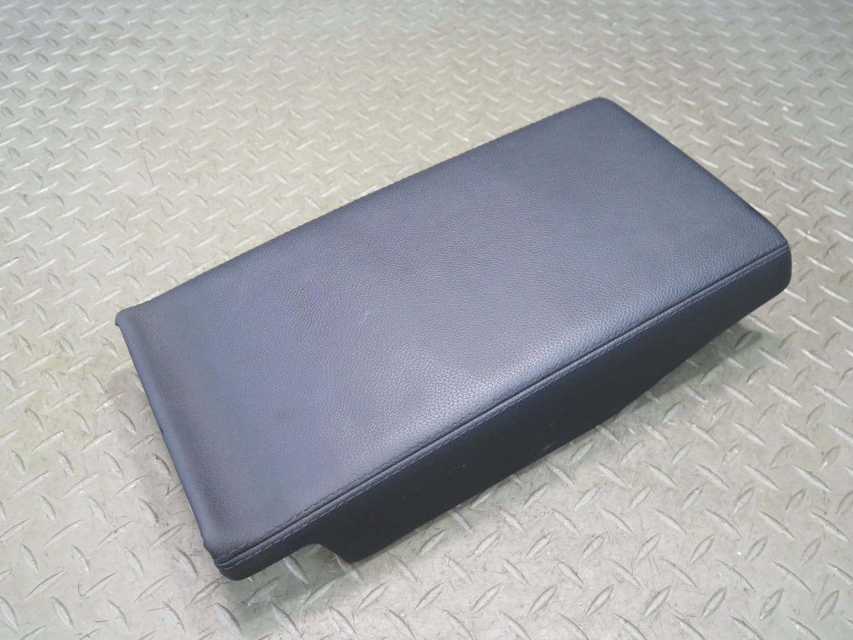 07-12 Mercedes R230 SL550 Rear Center Console Leather Lid Cover Black OEM