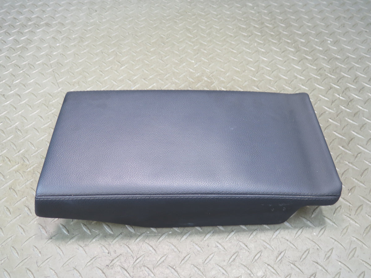 07-12 Mercedes R230 SL550 Rear Center Console Leather Lid Cover Black OEM