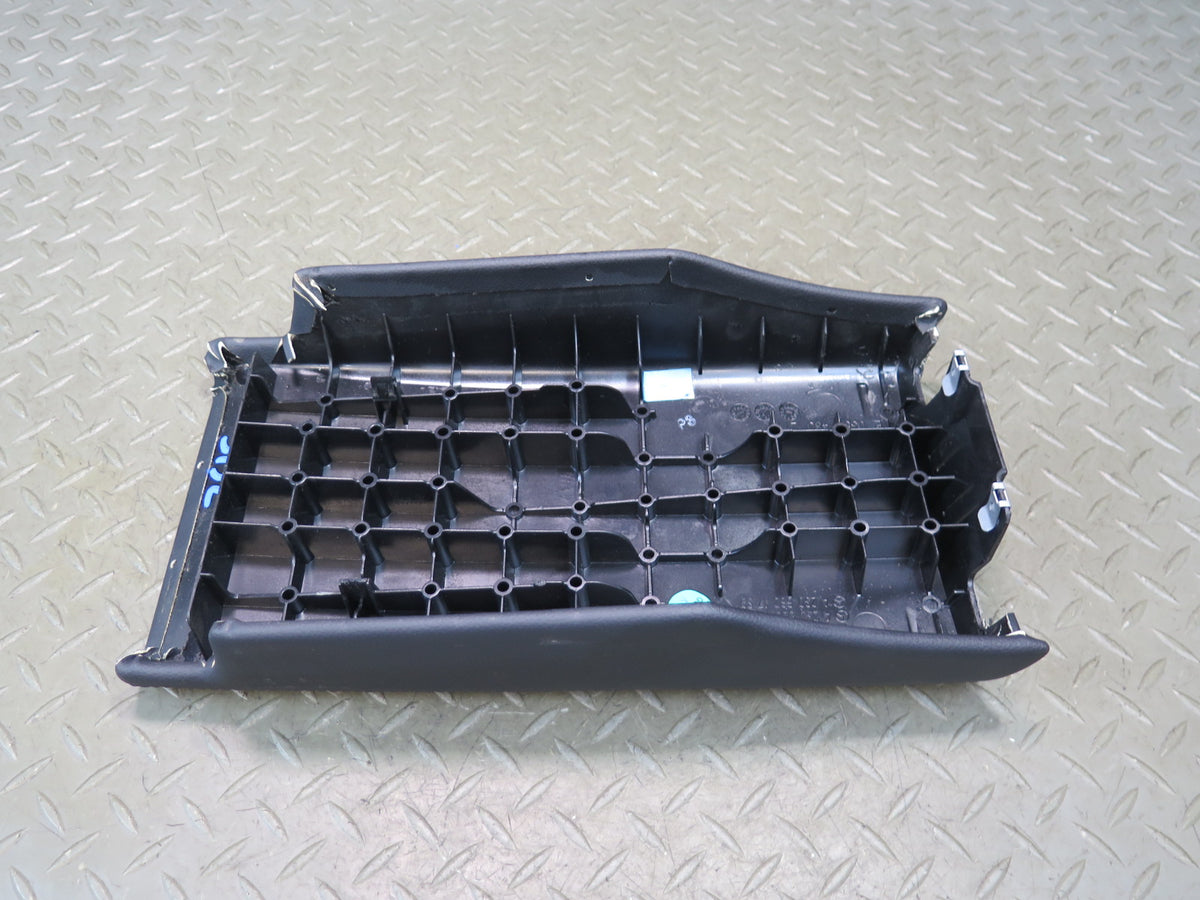 07-12 Mercedes R230 SL550 Rear Center Console Leather Lid Cover Black OEM