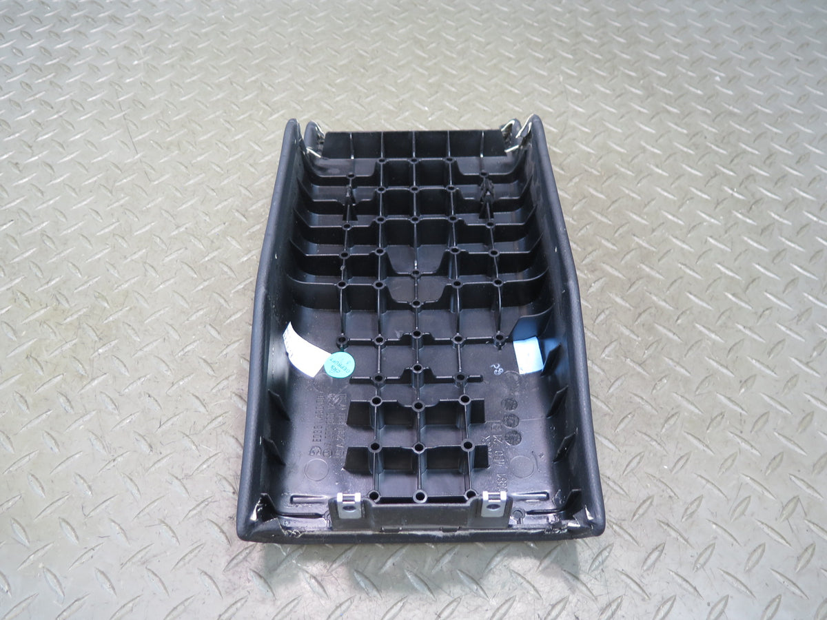 07-12 Mercedes R230 SL550 Rear Center Console Leather Lid Cover Black OEM