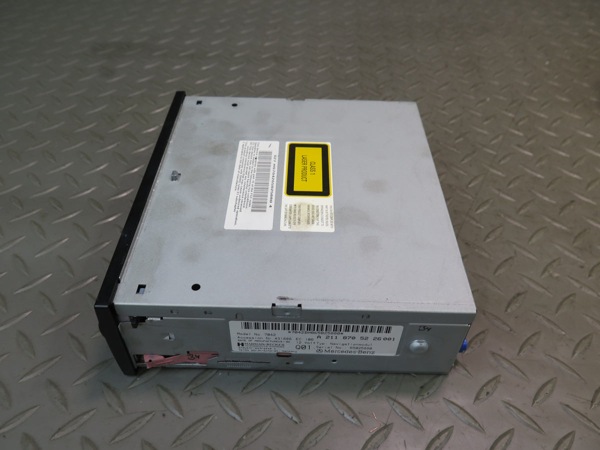 03-08 Mercedes R230 Sl-class GPS Navigation DVD Drive Player 2118705226 OEM