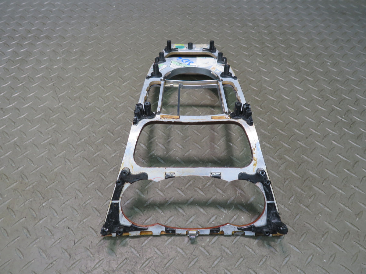 07-08 Mercedes R230 SL550 Dash Center Console Door Wood Trim Panel Set Damaged
