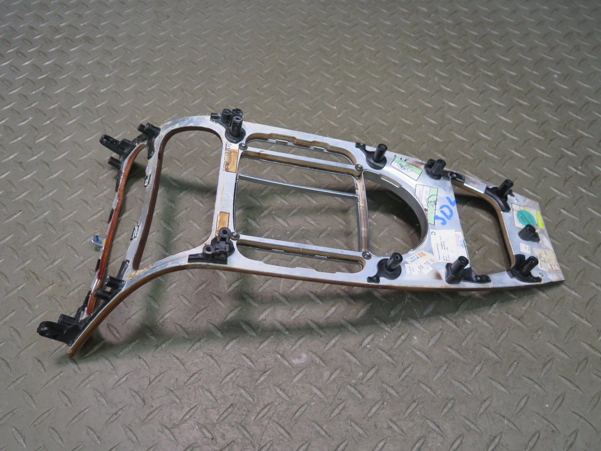 07-08 Mercedes R230 SL550 Dash Center Console Door Wood Trim Panel Set Damaged