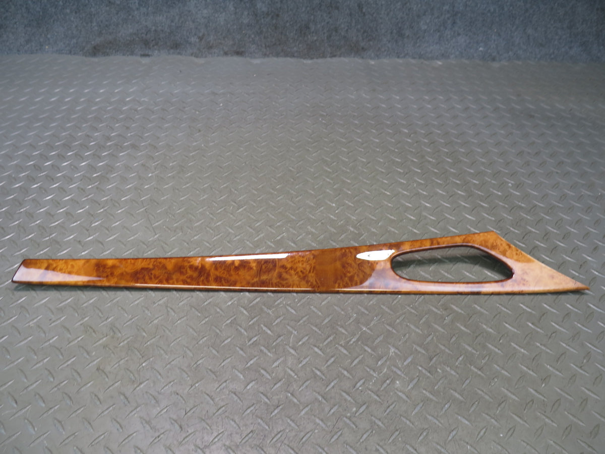 07-08 Mercedes R230 SL550 Dash Center Console Door Wood Trim Panel Set Damaged