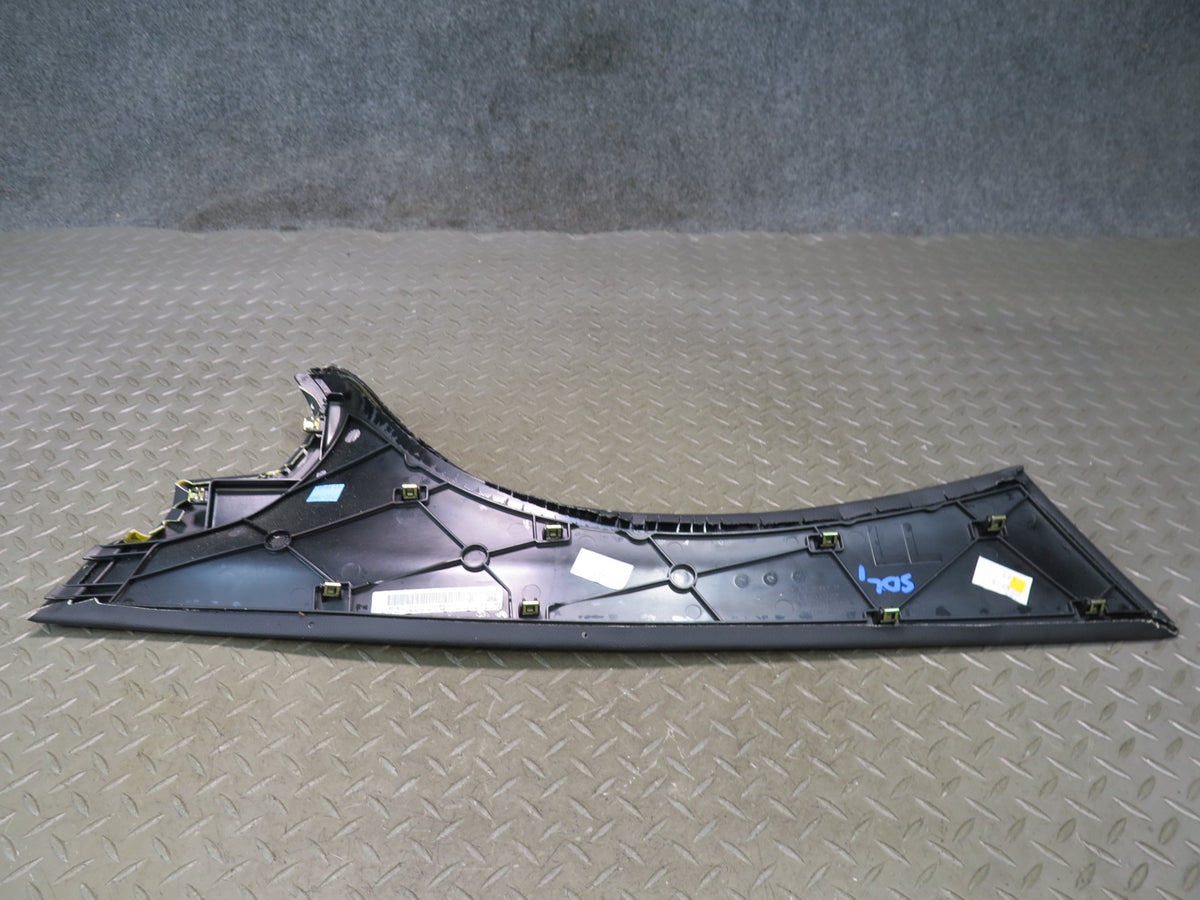 03-08 Mercedes R230 SL550 Set of 2 Center Console Trim Cover Panel Black Dmgd