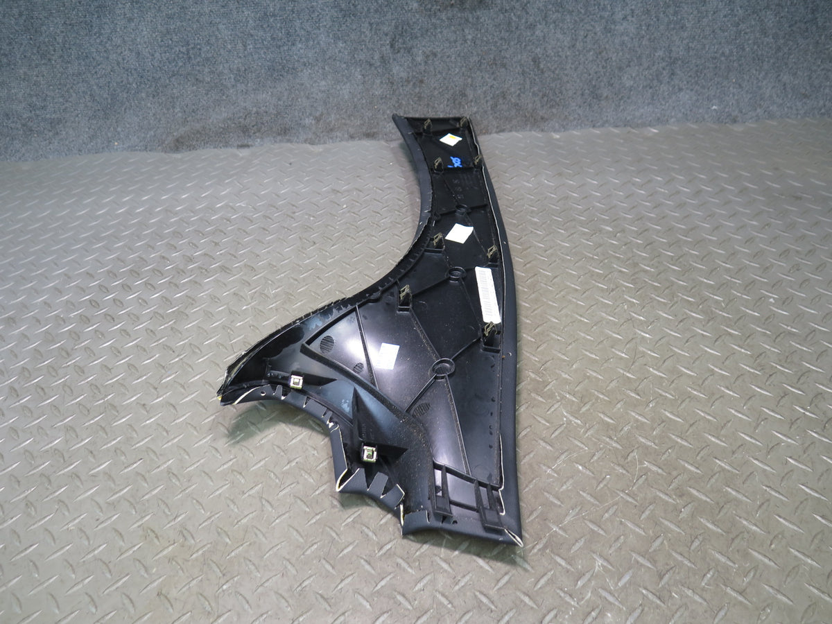 03-08 Mercedes R230 SL550 Set of 2 Center Console Trim Cover Panel Black Dmgd