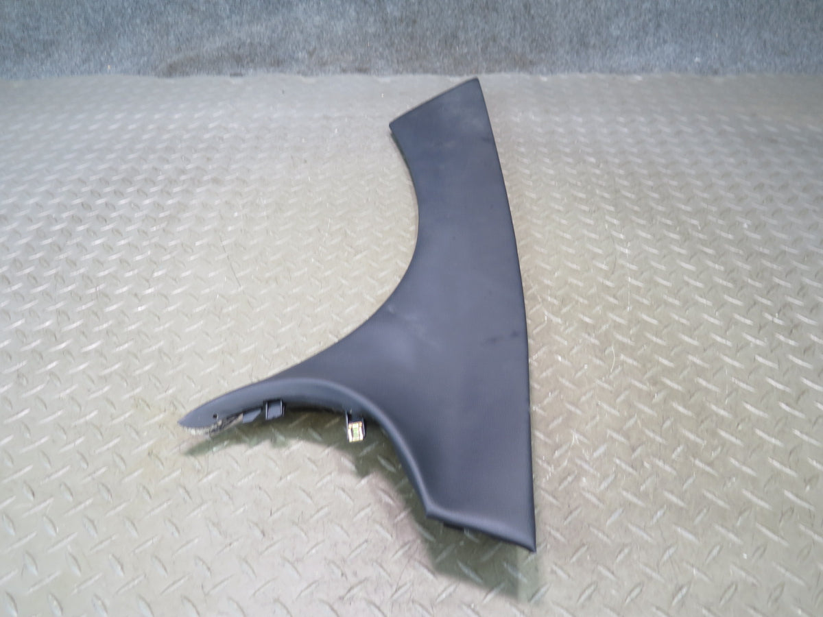 03-08 Mercedes R230 SL550 Set of 2 Center Console Trim Cover Panel Black Dmgd