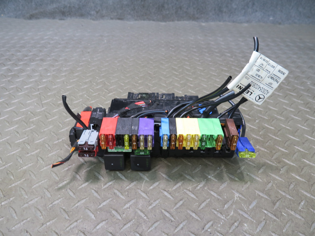 03-12 Mercedes R230 Rear SAM Fuse Relay Box Module 2305455432 OEM