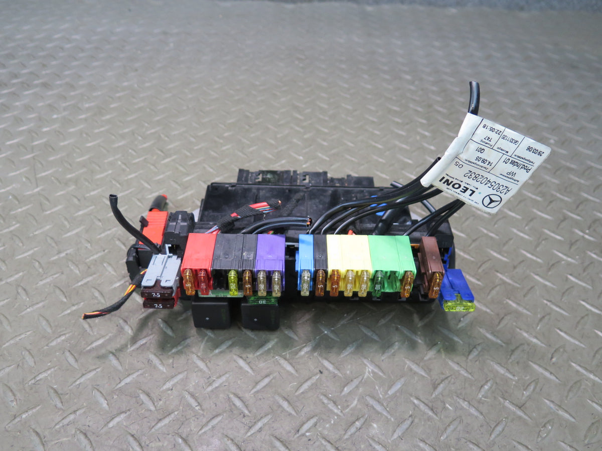 03-12 Mercedes R230 Rear SAM Fuse Relay Box Module 2305455432 OEM