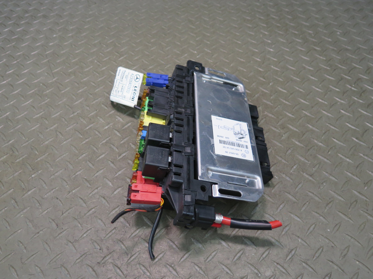 03-12 Mercedes R230 Rear SAM Fuse Relay Box Module 2305455432 OEM