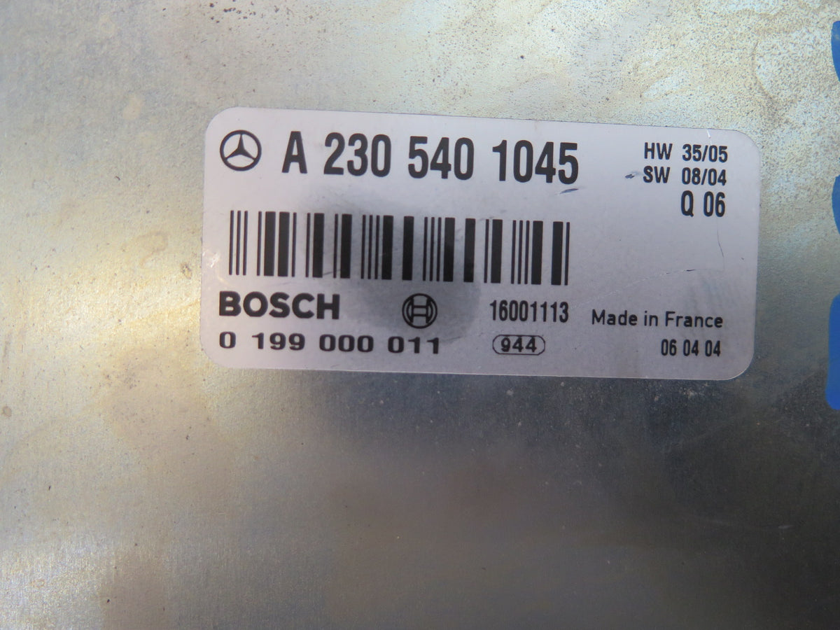 03-12 Mercedes R230 SL550 Battery Stabilization Control Module 2305401045 OEM