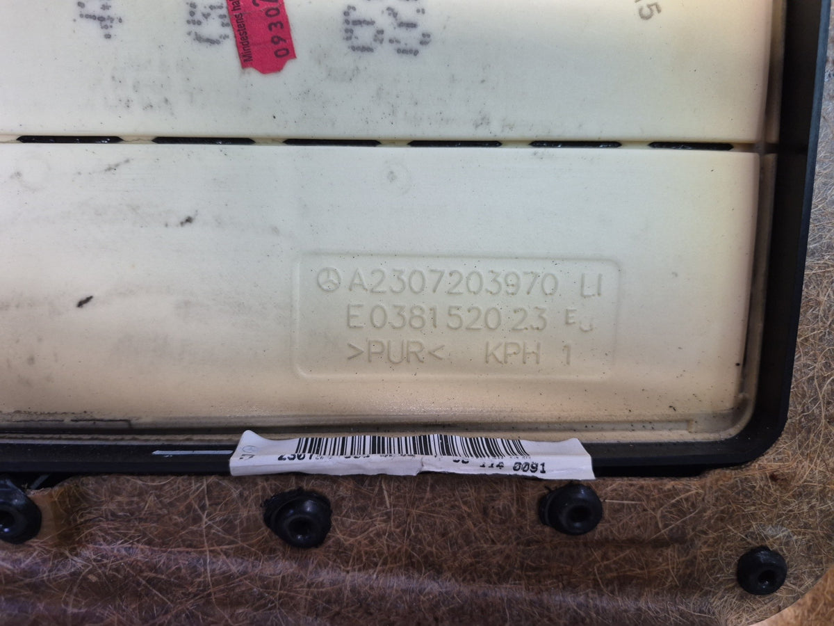 07-08 Mercedes R230 SL550 Set of 2 Front Door Interior Trim Cover Panel OEM