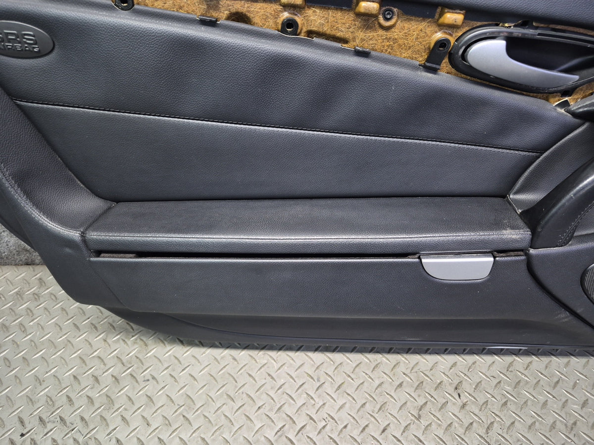 07-08 Mercedes R230 SL550 Set of 2 Front Door Interior Trim Cover Panel OEM