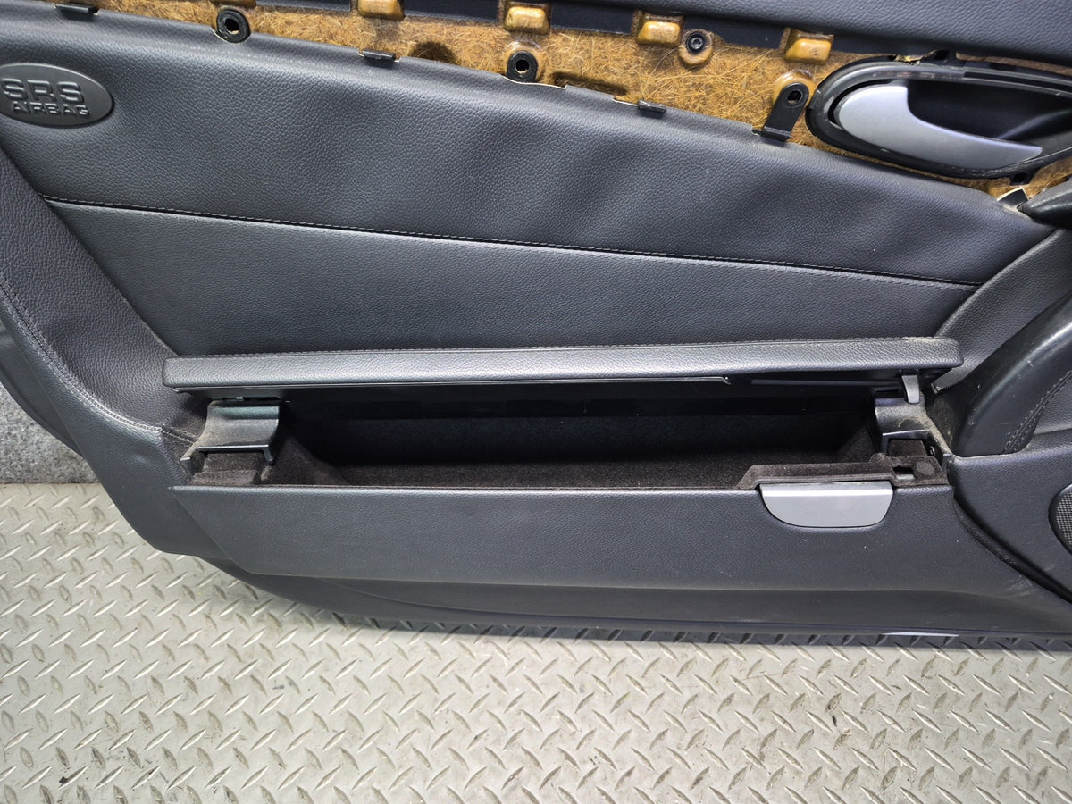 07-08 Mercedes R230 SL550 Set of 2 Front Door Interior Trim Cover Panel OEM