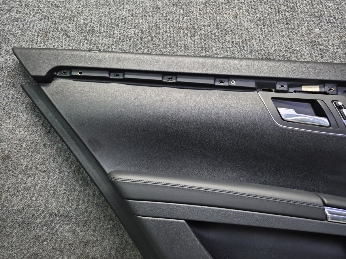 08-09 Mercedes W221 S63 AMG LWB Set of 2 Rear Door Interior Trim Panel Dmgd
