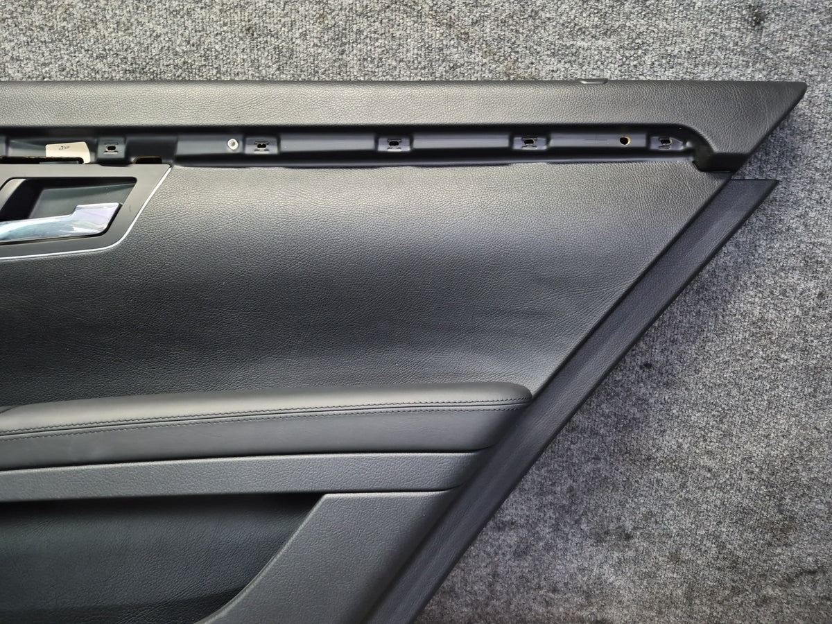 08-09 Mercedes W221 S63 AMG LWB Set of 2 Rear Door Interior Trim Panel Dmgd