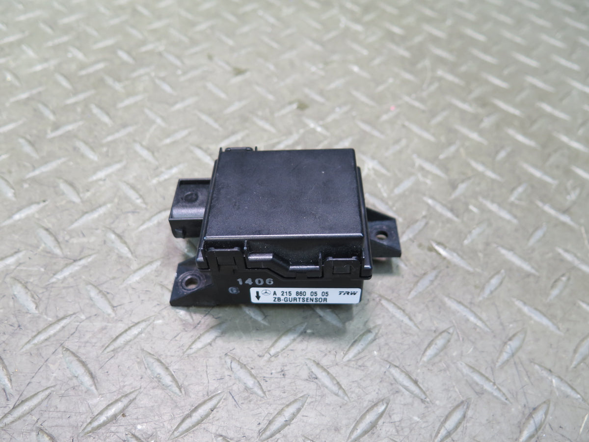 07-12 Mercedes R230 SL550 Rear Seat Belt Tensioner Sensor Module 2158600505 OEM