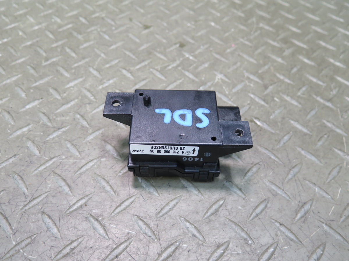 07-12 Mercedes R230 SL550 Rear Seat Belt Tensioner Sensor Module 2158600505 OEM