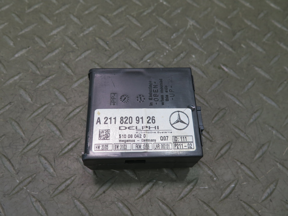 03-12 Mercedes R230 SL550 Alarm Anti Theft Control Module 2118209126 OEM